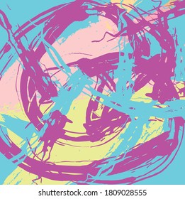 Abstract colorful paint brush and strokes, scribble lines pattern background. creative colorful nice brush strokes and hand drawn for your design. modern beautiful grunge and stripes pattern