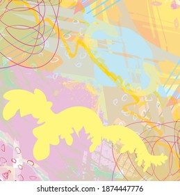 Abstract colorful paint brush and strokes, scribble lines pattern background. creative colorful nice brush strokes and hand drawn for your design. modern beautiful grunge and stripes pattern