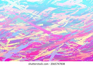 Abstract colorful paint brush strokes vector background for poster design, wallpaper, wall art, sales promotion, banner, and business presentation