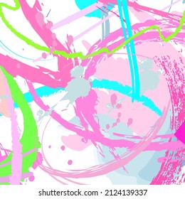 Abstract colorful paint brush and strokes, scribble pattern background. colorful nice hand drawn for your design. modern beautiful grunge and stripes backdrop