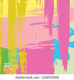 abstract colorful paint brush texture background. creative colourful brush strokes for your design. vector illustration . nice paint and rough texture