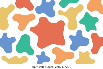 Abstract and colorful paint color background. vector illustration.