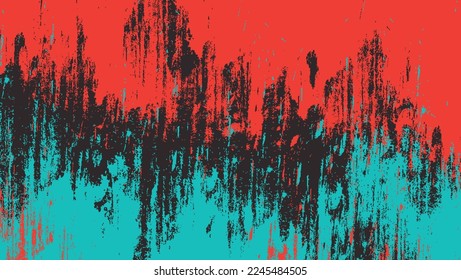 Abstract Colorful Paint Grunge Texture Background Design