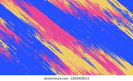 Abstract Colorful Paint Grunge Texture Design Background