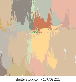 abstract colorful paintbrush background. creative colorful brush strokes and splashes pattern. vector illustration