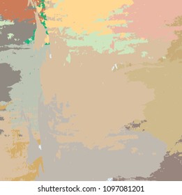 abstract colorful paintbrush background. creative colorful brush strokes and splashes pattern. vector illustration