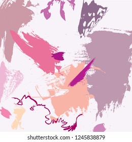 abstract colorful paintbrush texture background. vector illustration