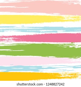 abstract colorful paintbrush texture background. vector illustration