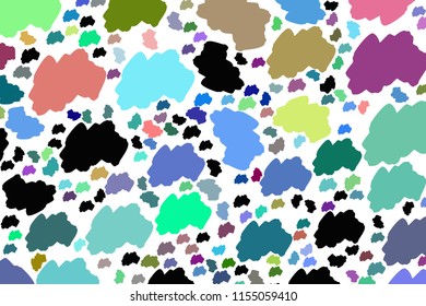Abstract colorful paints. For web page, wallpaper, graphic design, catalog, texture or background. Vector artwork.