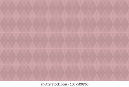 Abstract colorful pale pink rose  background layout design  with smooth rhombus. Seamless pattern rhomb texture. Vector illustration for textile, paper, cards, business ads, vouchers, covers