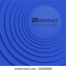 Abstract colorful paper circles background