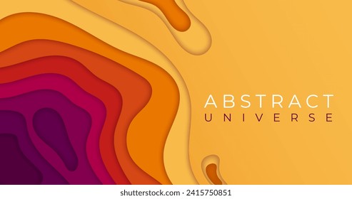 Abstract colorful paper style background vector design in eps 10