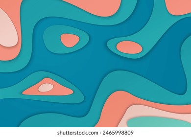 Abstract colorful paper style background