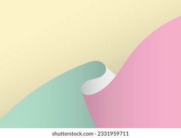 abstract colorful papercut background vector