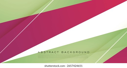 Abstrato colorido papel corte triângulo padrão fundo. Simples e moderno roxo e verde colorido brilhante design elemento. Vetor Eps10