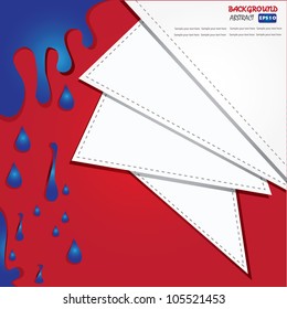 Abstract colorful paper,Vector