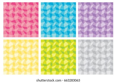 Abstract colorful pastel pattern background. Vector isolated.