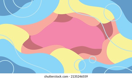 abstract colorful pastel wave background