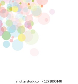 abstract colorful pastels circles pattern background. creative colorful pastels geometric for your design. soft colorful circles pattern background