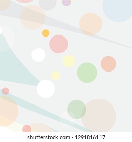 abstract colorful pastels circles pattern background. creative colorful pastels geometric backdrop for your design. vector illustration