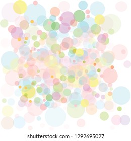 abstract colorful pastels circles pattern background. creative soft circles background for your design. 