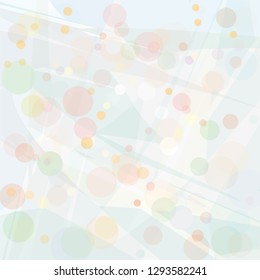 abstract colorful pastels circles with soft background. colorful colorful pastels circles pattern for your design. vector illustration