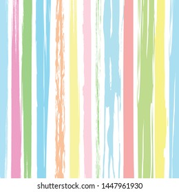 Abstract colorful  pastels stripes pattern background. colorful pastels   brush and strokes with vertical lines pattern background. simple pattern with stripes background