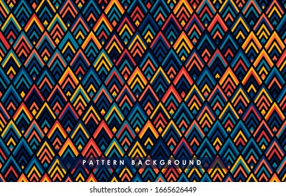 Abstract colorful pattern arrow background