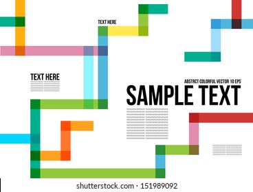 Abstract Colorful Pattern.  Background , Cover , Layout , Magazine, Brochure , Poster , Website , Name card , etc.