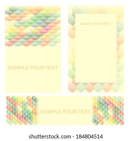 Abstract Colorful  Pattern. Background , Cover , Layout , Magazine, Brochure , Poster , Website , Name card , etc. 