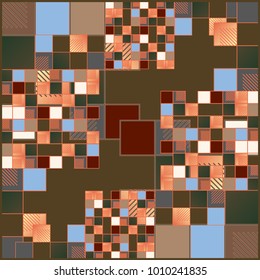 Abstract colorful pattern for background. Decorative backdrop can be used for wallpaper, pattern fills, web page background, surface textures.