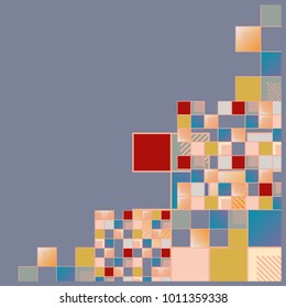 Abstract colorful pattern for background. Decorative backdrop can be used for wallpaper, pattern fills, web page background, surface textures.