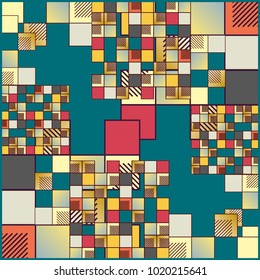 Abstract colorful pattern for background. Decorative backdrop can be used for wallpaper, pattern fills, web page background, surface textures.