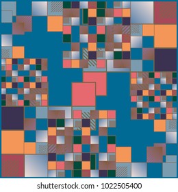 Abstract colorful pattern for background. Decorative backdrop can be used for wallpaper, pattern fills, web page background, surface textures.