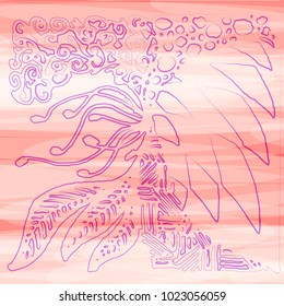 Abstract colorful pattern for background. Decorative backdrop can be used for wallpaper, pattern fills, web page background, surface textures.