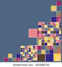 Abstract colorful pattern for background. Decorative backdrop can be used for wallpaper, pattern fills, web page background, surface textures.