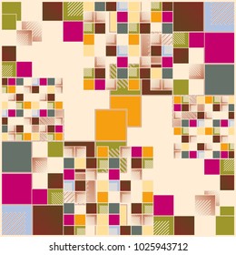 Abstract colorful pattern for background. Decorative backdrop can be used for wallpaper, pattern fills, web page background, surface textures.