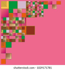 Abstract colorful pattern for background. Decorative backdrop can be used for wallpaper, pattern fills, web page background, surface textures.