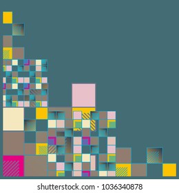 Abstract colorful pattern for background. Decorative backdrop can be used for wallpaper, pattern fills, web page background, surface textures.