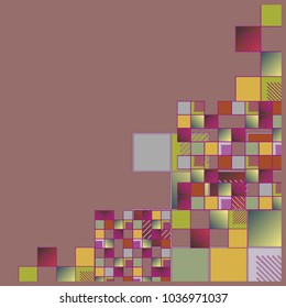 Abstract colorful pattern for background. Decorative backdrop can be used for wallpaper, pattern fills, web page background, surface textures.
