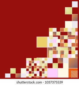 Abstract colorful pattern for background. Decorative backdrop can be used for wallpaper, pattern fills, web page background, surface textures.