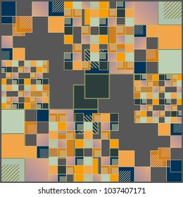Abstract colorful pattern for background. Decorative backdrop can be used for wallpaper, pattern fills, web page background, surface textures.