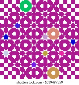 Abstract colorful pattern for background. Decorative backdrop can be used for wallpaper, pattern fills, web page background, surface textures.