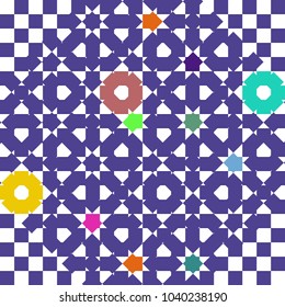 Abstract colorful pattern for background. Decorative backdrop can be used for wallpaper, pattern fills, web page background, surface textures.