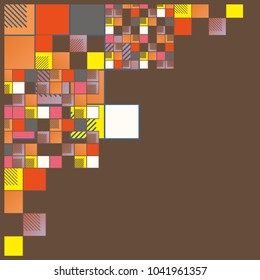 Abstract colorful pattern for background. Decorative backdrop can be used for wallpaper, pattern fills, web page background, surface textures.