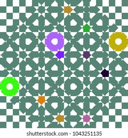 Abstract colorful pattern for background. Decorative backdrop can be used for wallpaper, pattern fills, web page background, surface textures.