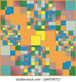 Abstract colorful pattern for background. Decorative backdrop can be used for wallpaper, pattern fills, web page background, surface textures.