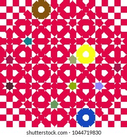 Abstract colorful pattern for background. Decorative backdrop can be used for wallpaper, pattern fills, web page background, surface textures.