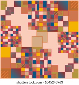 Abstract colorful pattern for background. Decorative backdrop can be used for wallpaper, pattern fills, web page background, surface textures.