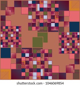 Abstract colorful pattern for background. Decorative backdrop can be used for wallpaper, pattern fills, web page background, surface textures.